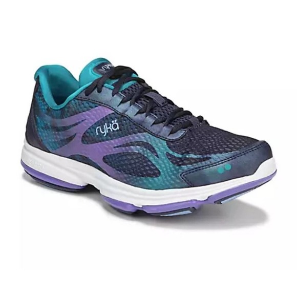 Ryka Shoes - Ryka Devotion Plus 2 Walking Shoe Navy/Teal Sneakers Women's Size 9